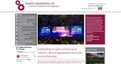 Desktop Screenshot of eventsnorthern.co.uk